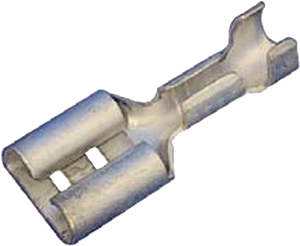 IC Vlaksteekhuls DIN46247,0,5-1mm2 4,8x0,5 Messing,vertind