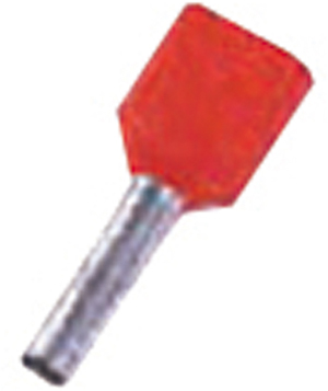 IC Geïsol. twin-adereindh. 2 x 10mm2, 14mm L,vert. rd