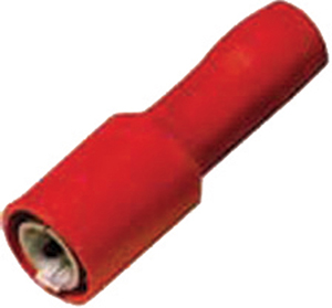 IC Geïs.r rondsteekhulzen 0,5-1mm2 steker 4mm rood