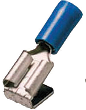 IC Geïs. steekverdeler 1,5-2,5mm2 6,3 x 0,8 blauw +aftakking