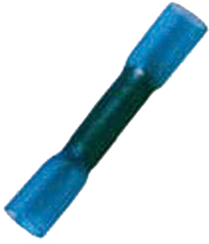 IC Geïs. stootverbinder met krimpkous 1,5-2,5mm2 blauw