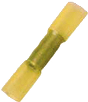 IC Geïs. stootverbinder met krimpkous 0,1-0,4mm2 geel
