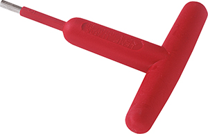 Geïsoleerde T-Sleutel Binnenzeskant 2,5mm VDE 1000V