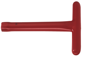 Geïsoleerde T-Sleutel Buitenzeskant SW10 VDE 1000V