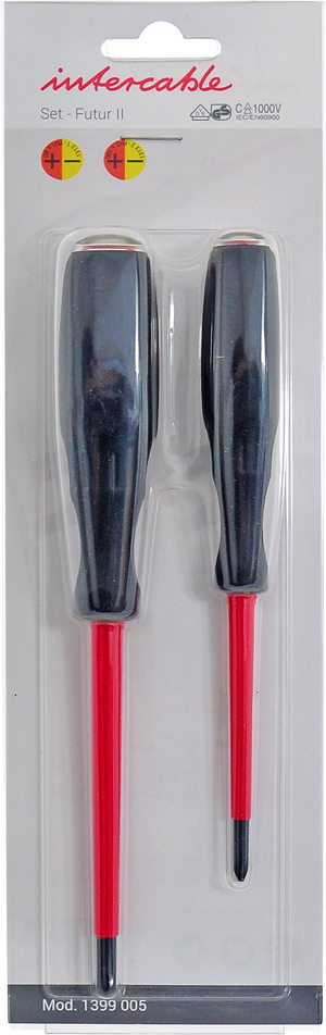 Schroevendraaierset combi Philips/Sleuf SLIM VDE 1000V