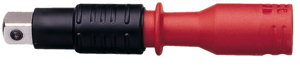 Geïsoleerde adapter verkleinend van 1/2" naar 3/8" VDE 1000V