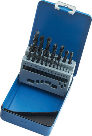 Set HSS Metaalboren 19-delig