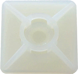Plakzadel voor bundelbanden 19x19mm transparant