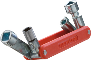 Verdeelkastsleutel Quattro met driehoek 11,5x6mm