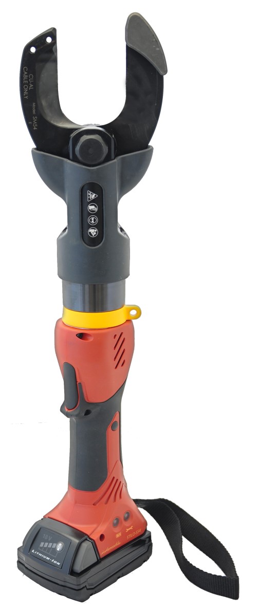 Hydr. accusnijder tot max. Ø 54mm, Staafvorm (open kop)